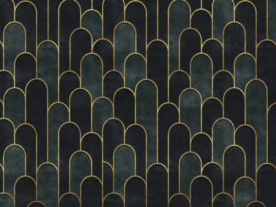 Fototapete Grünes Mosaik