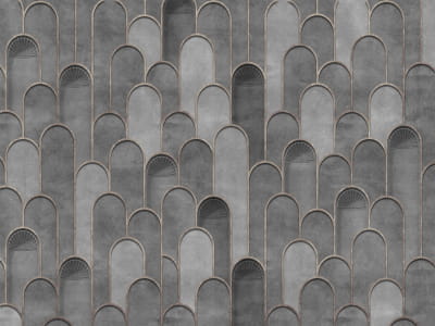 Fototapete Mosaikgrau
