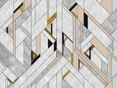 Fototapete Geometrische Komposition