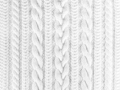 Fototapete Weißes Strickmuster