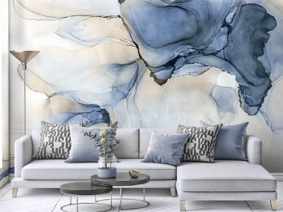 Fototapete Aquarelltinte