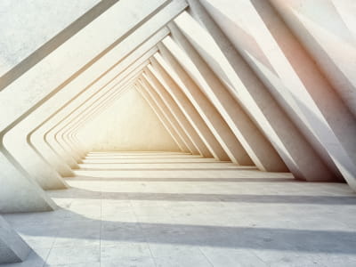Fototapete Tunnel 3D