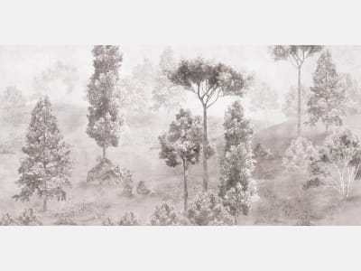 Fototapete Wunderschöne Waldlandschaft