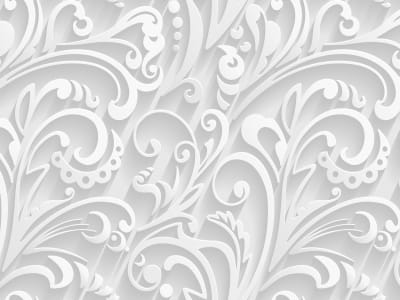 Fototapete Blumenmuster 3D
