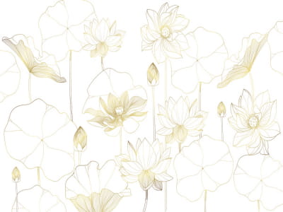 Fototapete Magischer Lotus