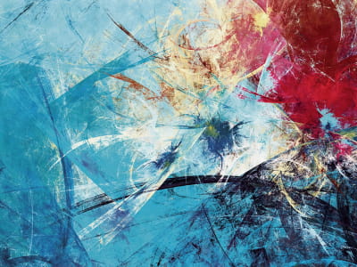 Fototapete Helles Aquarell