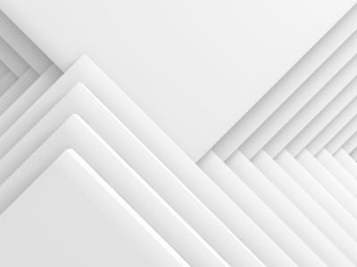 Fototapete Weißer geometrischer Hintergrund 3D