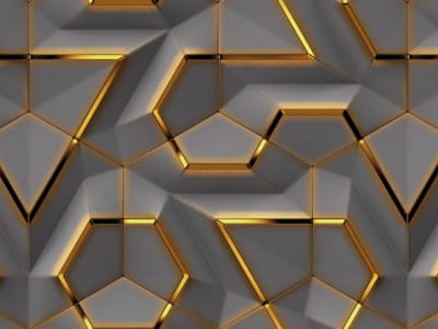Fototapete Abstrakte Geometrie 3D