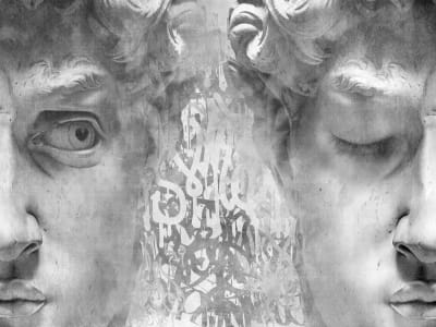 Fototapete David-Skulptur