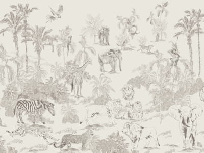 Fototapete Safari Park