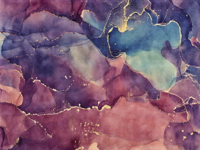 Fototapete Buntes Aquarell