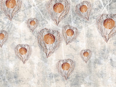 Fototapete Physalis, Aquarell