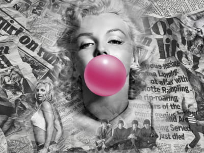 Fototapete Marilyn Monroe, Kunst