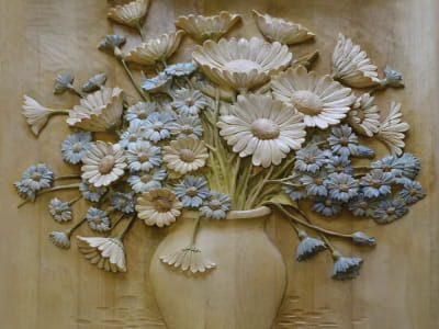 Fototapete Gänseblümchen 3D