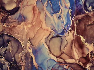 Fototapete Magische flüssige Kunst