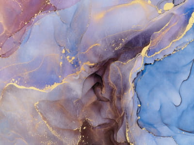 Fototapete Weltraum-Aquarell