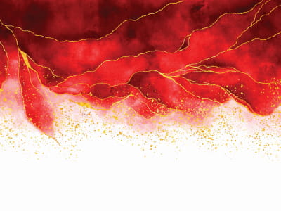 Fototapete Roter Marmor, flüssig