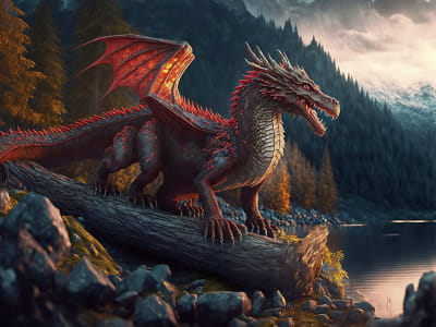 Fototapete Der Drache
