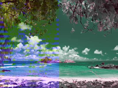 Fototapete Verlassener Strand