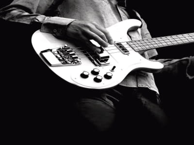 Fototapete Gitarre spielen