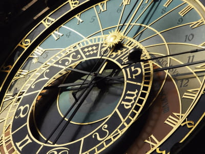 Fototapete Astronomische Uhr