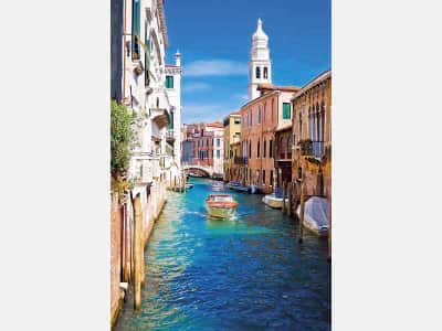 Fototapete Stadt am Wasser