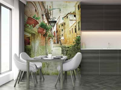 Fototapete Malerische Straße in Venedig