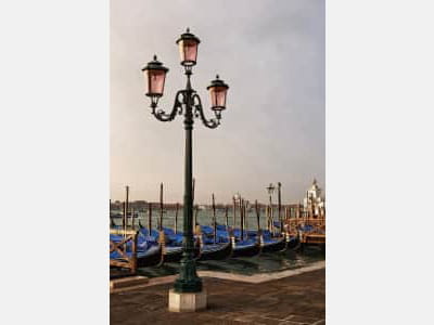 Fototapete Straßenlaterne in Venedig
