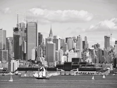 Fototapete Schwarz-weißes New York City