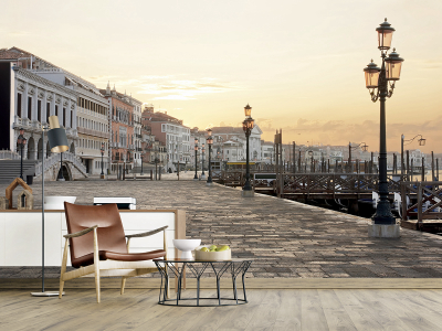 Fototapete Damm in Venedig