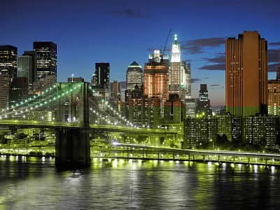 Fototapete Nachtlichter von New York