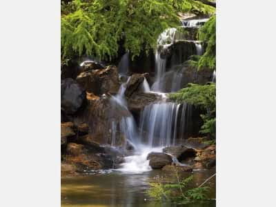 Fototapete Kalter Wasserfall