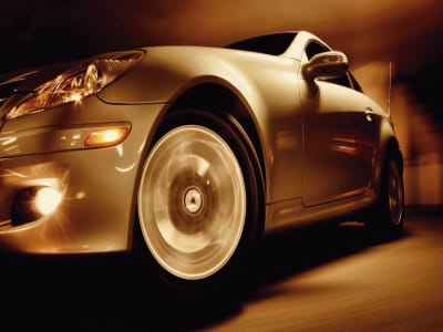 Fototapete Auto in Bewegung