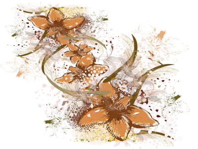 Fototapete Fantastische Blumen