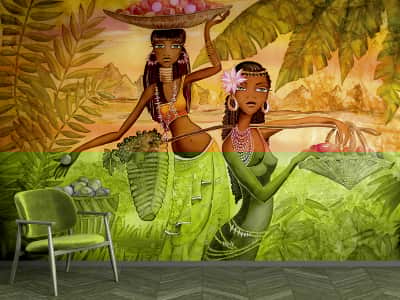 Fototapete Afrikanische Frauen