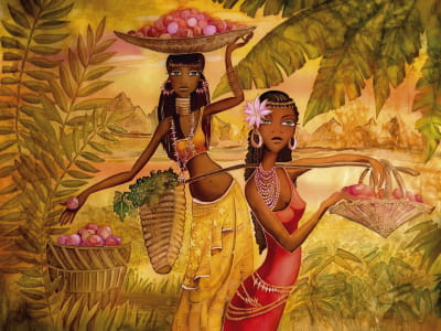 Fototapete Afrikanische Frauen