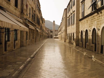 Fototapete Straße in Kroatien