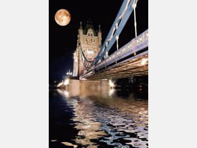 Fototapete Tower Bridge bei Nacht
