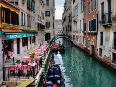 Fototapete Restaurant in Venedig