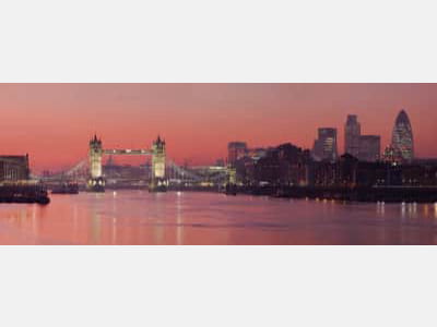 Fototapete Abendliches London