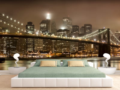 Fototapete Die Brooklyn Bridge