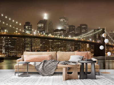 Fototapete Die Brooklyn Bridge