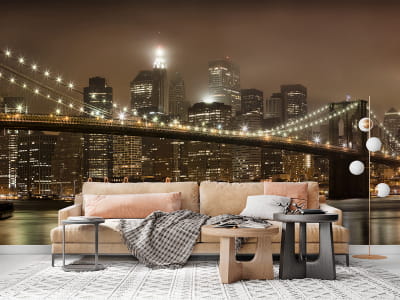 Fototapete Die Brooklyn Bridge