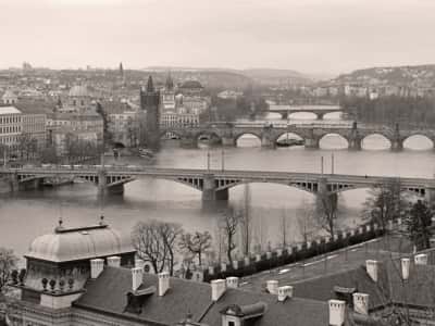 Fototapete Brücken in Prag