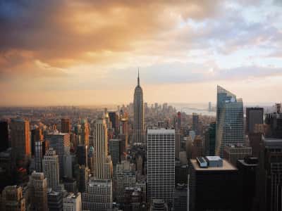 Fototapete Abends New York