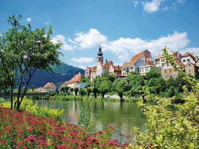 Fototapete Stadt in Österreich