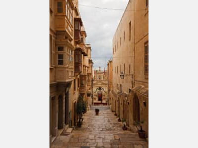 Fototapete Gasse in Valletta