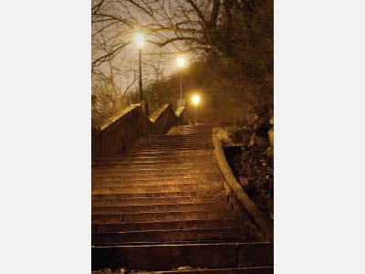 Fototapete Breite Steintreppe