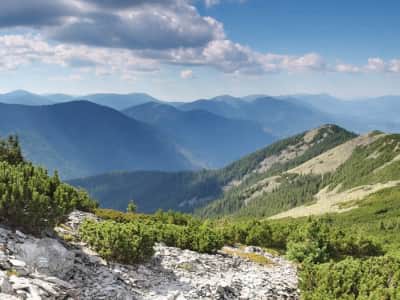 Fototapete Wunderschönes Bergtal