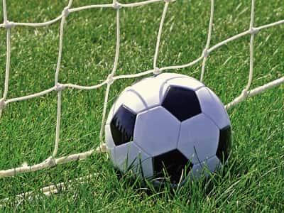 Fototapete Ball- und Tornetz